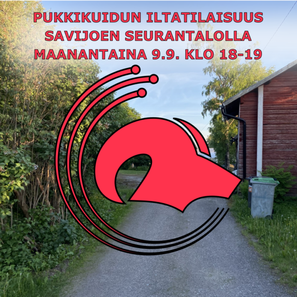 Savijoen iltatilaisuus ma 9.9. klo. 18